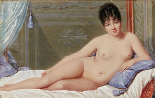 Continental School - Portrait of a Lady Called Madame Rcamier.webp