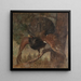 Gockel aus Heidekraut - Franz Xaver von Pausinger — gerahmtes Bild an der Wand