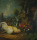 Hühner und Katzen - Jacob Samuel Beck — Ansicht des Kunstwerks