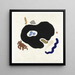 Muscheln - Onchi Kshir — gerahmtes Bild an der Wand