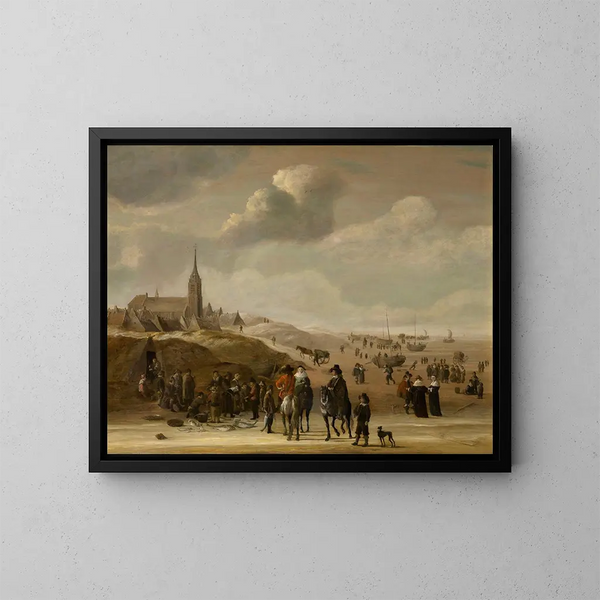 Scheveningen - Cornelis Beelt — gerahmtes Bild an der Wand