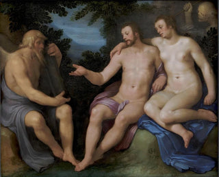 Allegorie über die Kürze des Lebens - Cornelis Cornelisz van Haarlem — Ansicht des Kunstwerks
