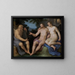 Allegorie über die Kürze des Lebens - Cornelis Cornelisz van Haarlem — gerahmtes Bild an der Wand