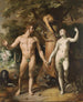 Die Fall des Menschen - Cornelis Cornelisz van Haarlem — Ansicht des Kunstwerks