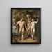 Die Fall des Menschen - Cornelis Cornelisz van Haarlem — gerahmtes Bild an der Wand