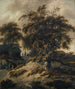 Hollandisches Landschaftsgemälde mit Staffage-Figuren - Cornelis Gerritsz Decker — Ansicht des Kunstwerks