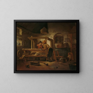Cornelis Gerritsz Decker - Weavers Workshop.webp