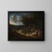 Waldkante mit Hirten - Cornelis Huysmans — gerahmtes Bild an der Wand