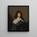 Portrait eines Mannes wahrscheinlich Sir Francis Godolphin - Cornelis Jonson van Ceulen — gerahmtes Bild an der Wand