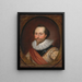 Tempel Sir Alexander - Cornelis Jonson van Ceulen — gerahmtes Bild an der Wand