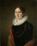 Marie Allebé Herckenrath Großmutter des Malers August Allebé - Cornelis Kruseman — Ansicht des Kunstwerks