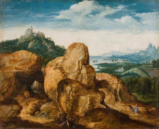Landschaft mit der Flucht nach Ägypten - Cornelis Massijs — Ansicht des Kunstwerks