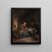 "Dire la grâce" - Cornelis Pietersz Bega — gerahmtes Bild an der Wand