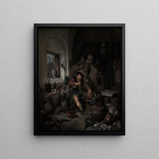 Cornelis Pietersz Bega - The Alchemist.webp
