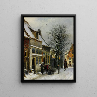 Cornelis Springer - A View Of Haarlem.webp