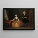 Ein Paar, das Musik macht - Cornelis Troost — gerahmtes Bild an der Wand