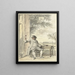 Promeneur au repos devant l'auberge De Mosse Knip - Cornelis Troost — gerahmtes Bild an der Wand