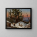 Trapper an der Grenze - Cornelius David Krieghoff — gerahmtes Bild an der Wand