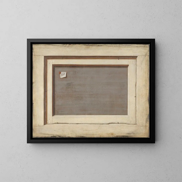 Trompe-l'œil: die Rückseite eines gerahmten Gemäldes - Cornelius Norbertus Gijsbrechts — gerahmtes Bild an der Wand