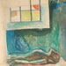 männlicher Körper auf dem Obduktionstisch - Edvard Munch — in einem Innenraum präsentiert