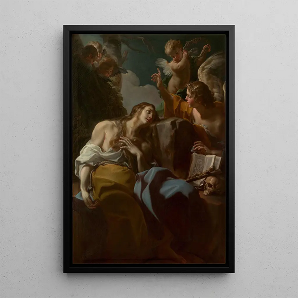Reproduktion des Gemäldes La Madeleine pénitente - Corrado Giaquinto