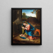 Anbetung des Jesuskindes - Correggio — gerahmtes Bild an der Wand