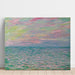 Reproduktion des Gemäldes Sonnenuntergang in Pourville, Vollmeer - Claude Monet