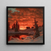 Sonnenuntergang - Ivan Choults — gerahmtes Bild an der Wand