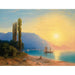 Reproduktion des Gemäldes Sonnenuntergang über Yalta - Ivan Konstantinovich Aivazovsky
