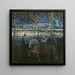 Paar zu Pferd - Wassily Kandinsky — gerahmtes Bild an der Wand