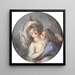 Paar schlafend - Johann Julius Heinsuis — gerahmtes Bild an der Wand