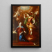 L'Annonciation - Cristóbal de Villalpando — gerahmtes Bild an der Wand