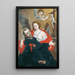 Extase de saint Camille de Lellis - Cristóbal Lozano — gerahmtes Bild an der Wand