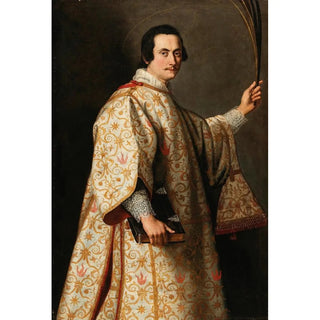 Cristofano Allori - Portrait of a man in the guise of Saint Lawrence.webp