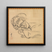 Croquis d'Ibarakidji - Shibata Zeshin — gerahmtes Bild an der Wand