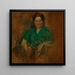 Skizze einer weiblichen Figur - Olga Boznanska — gerahmtes Bild an der Wand