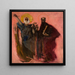 Skizze der Apostel Petrus und Paulus - Konrad Krzyanowski — gerahmtes Bild an der Wand