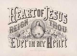 Herz Jesu, herrscht immer noch in meinem Herzen - Currier & Ives — Ansicht des Kunstwerks
