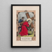 Jesus und der Sykariner - Currier & Ives — gerahmtes Bild an der Wand