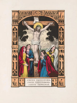 Currier Ives - Jesus crucified.webp