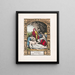 Jesus im Grab - Currier & Ives — gerahmtes Bild an der Wand