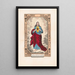 Heiliges Herz Jesu - Currier & Ives — gerahmtes Bild an der Wand