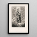 Saint Antoine de Padoue - Currier & Ives — gerahmtes Bild an der Wand