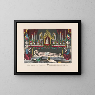 Die heilige Grab des seligen Erlösers - Currier & Ives — gerahmtes Bild an der Wand