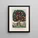 L'Arbre de tempérance - Currier Ives — gerahmtes Bild an der Wand