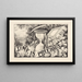 Die Zeit ist kostbar - Currier & Ives — gerahmtes Bild an der Wand
