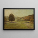 Landschaft mit Pappeln - Curt Agthe — gerahmtes Bild an der Wand