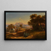 Ein Treffen - Curt Grolig — gerahmtes Bild an der Wand