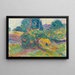 Landschaft bei Pretzfeld - Curt Herrmann — gerahmtes Bild an der Wand