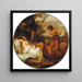 Cymon und Iphigenie - Angelica Kauffmann — gerahmtes Bild an der Wand